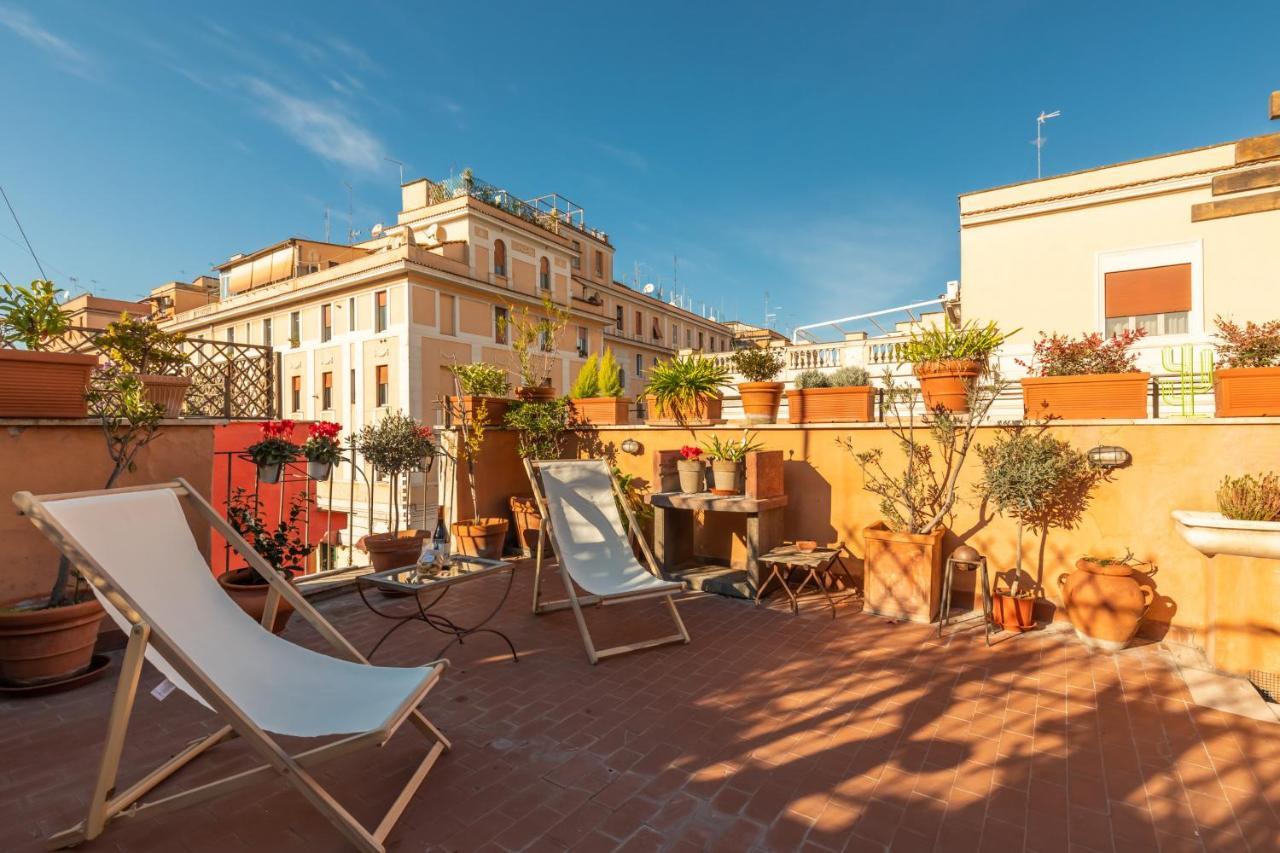 Bright And Comfy Terraced Apartment In Trastevere 罗马 外观 照片