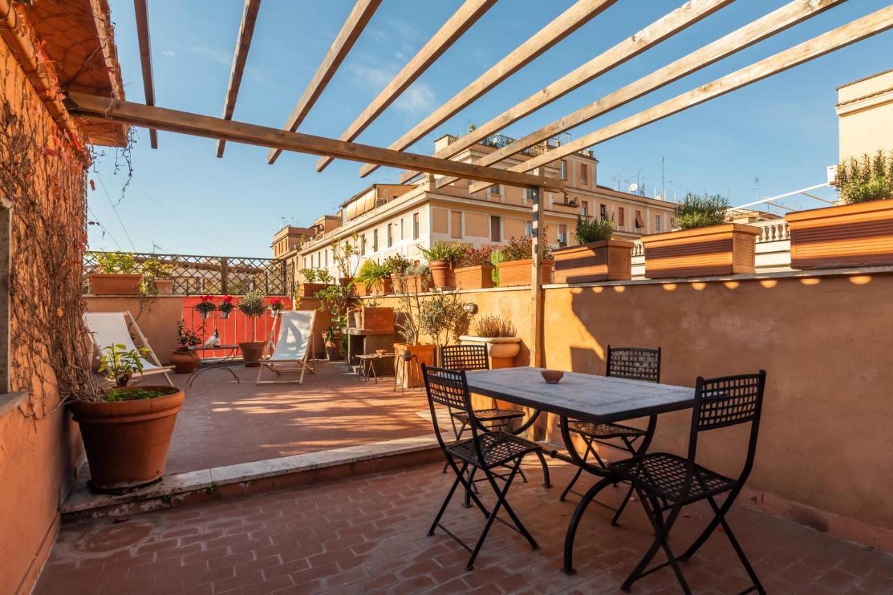 Bright And Comfy Terraced Apartment In Trastevere 罗马 外观 照片