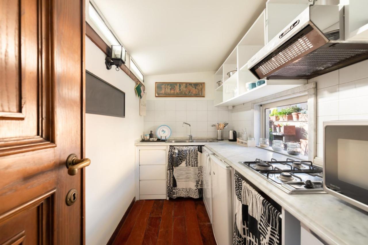 Bright And Comfy Terraced Apartment In Trastevere 罗马 外观 照片
